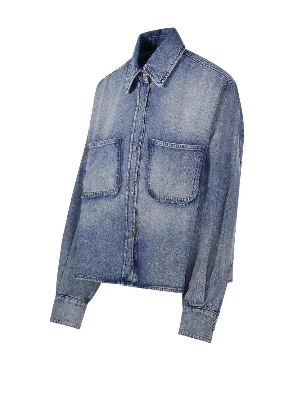 WOMAN HAIKURE BLUE COTTON EMMA SHIRT