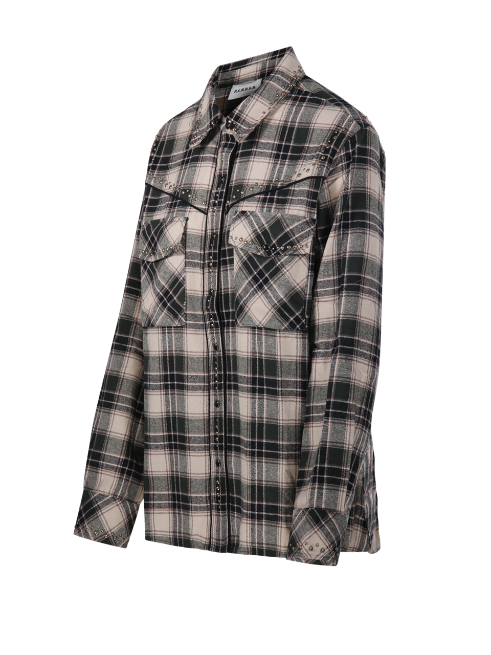 DONNA PAROSH CAMICIA DI COTONE VERDE 