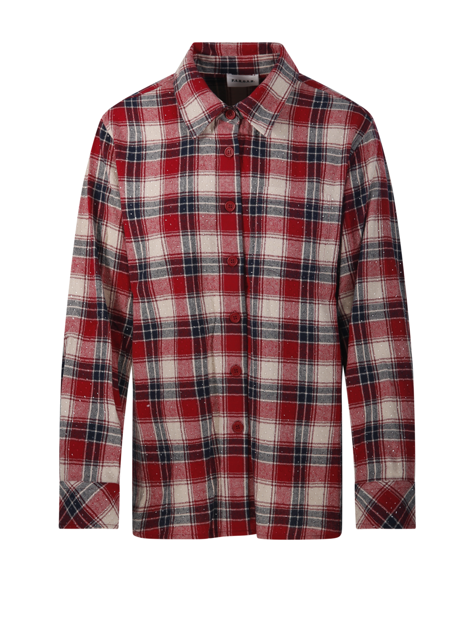 DONNA PAROSH CAMICIA DI COTONE ROSSA