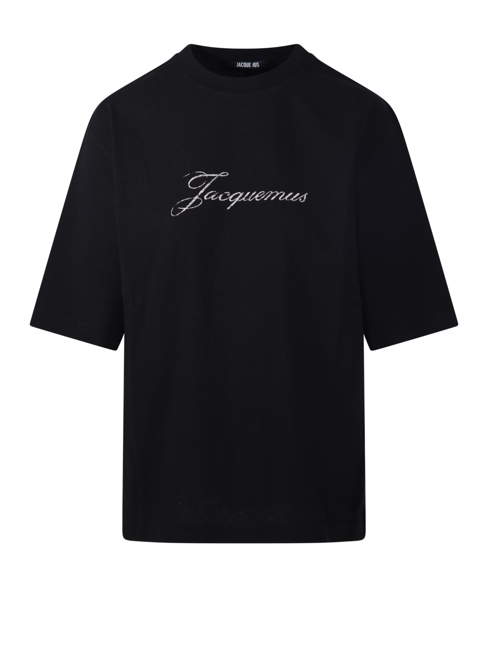 WOMAN JACQUEMUS BLACK ORGANIC COTTON LE TSHIRT JACQUEMUS