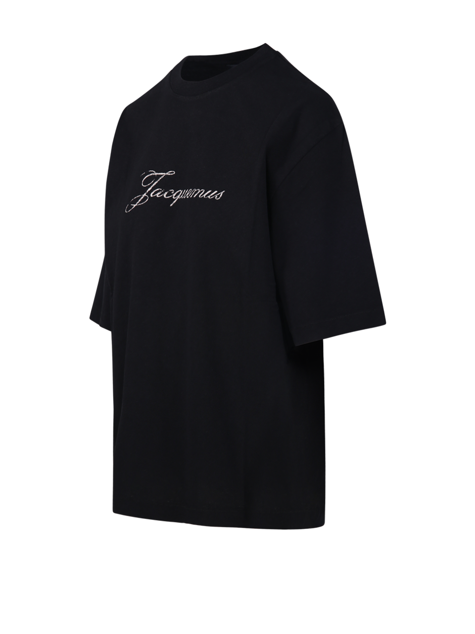WOMAN JACQUEMUS BLACK ORGANIC COTTON LE TSHIRT JACQUEMUS