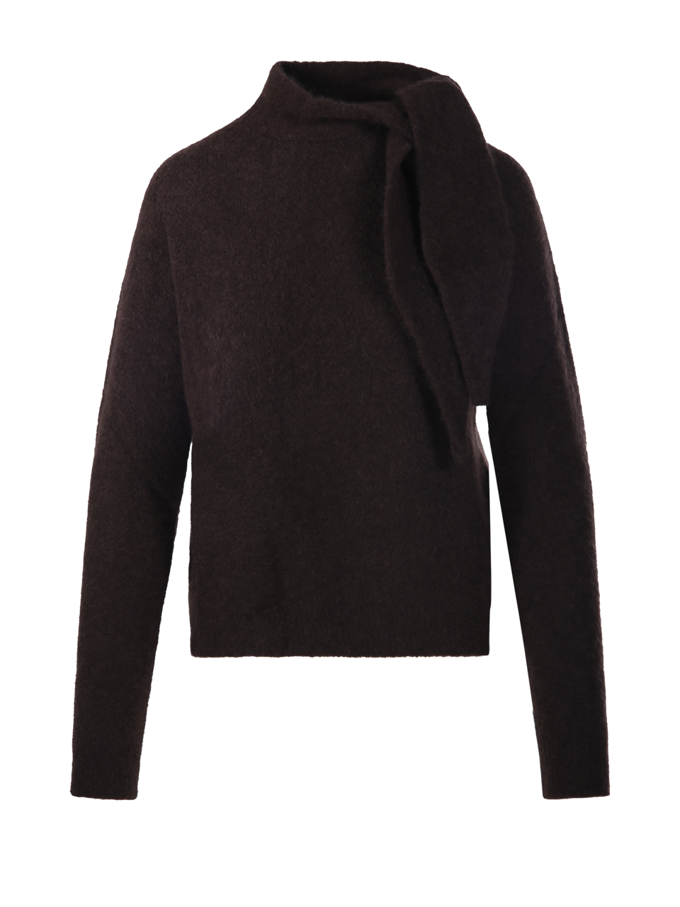 WOMAN ROBERTO COLLINA BROWN CASHMERE SWEATER