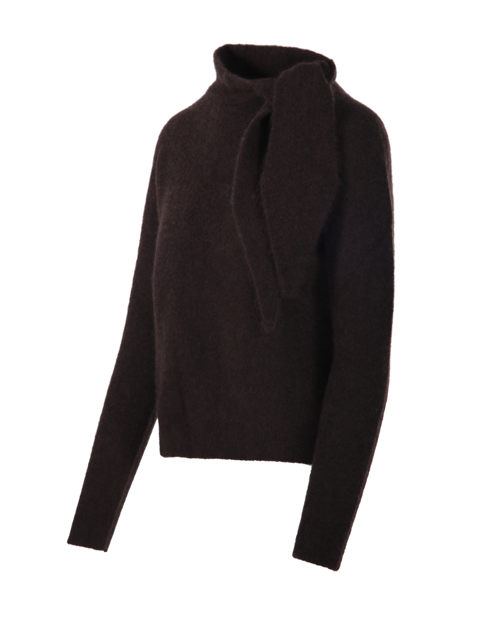 WOMAN ROBERTO COLLINA BROWN CASHMERE SWEATER
