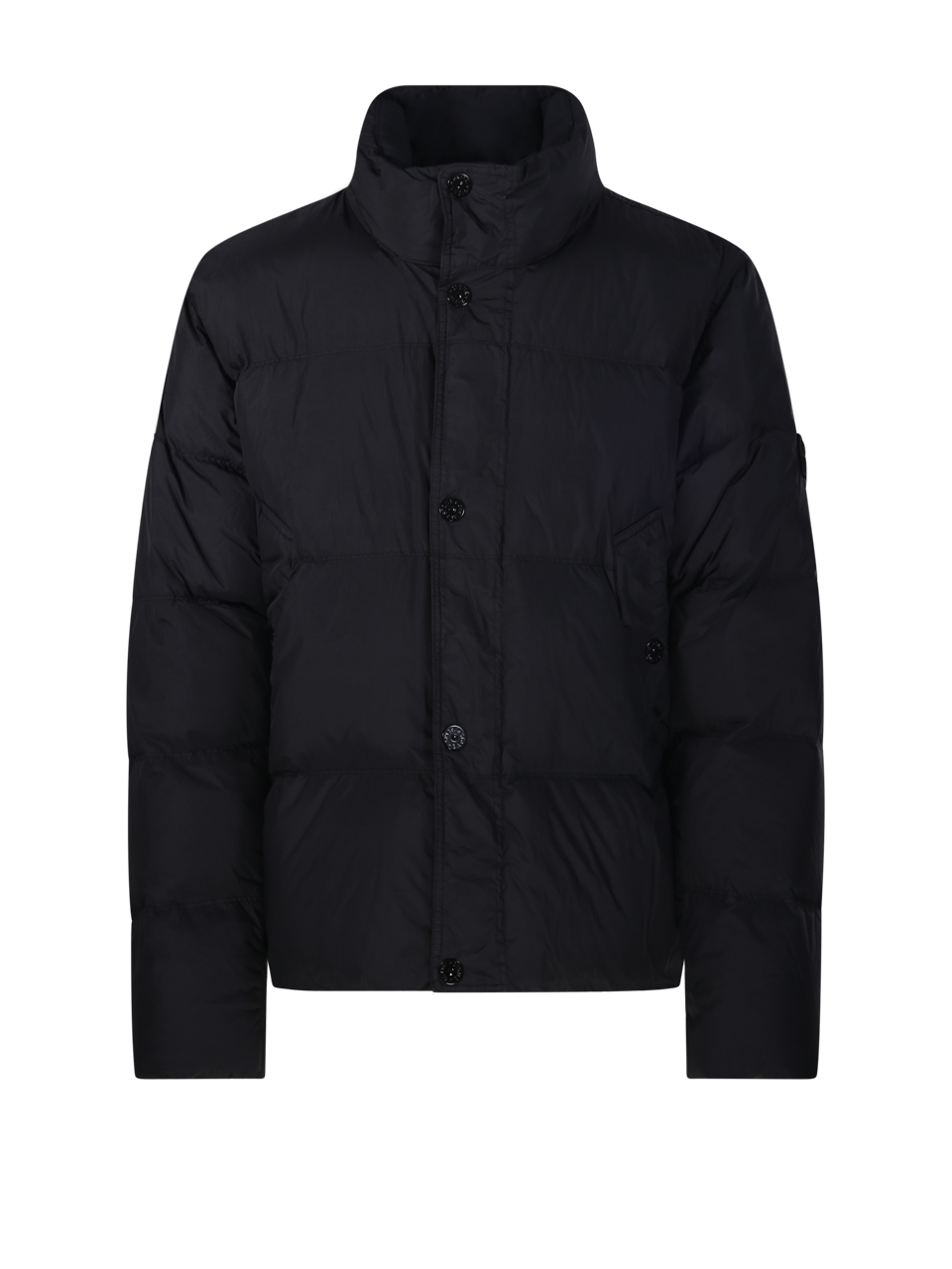 MEN STONE ISLAND BLUE POLYESTER DOWN JACKET