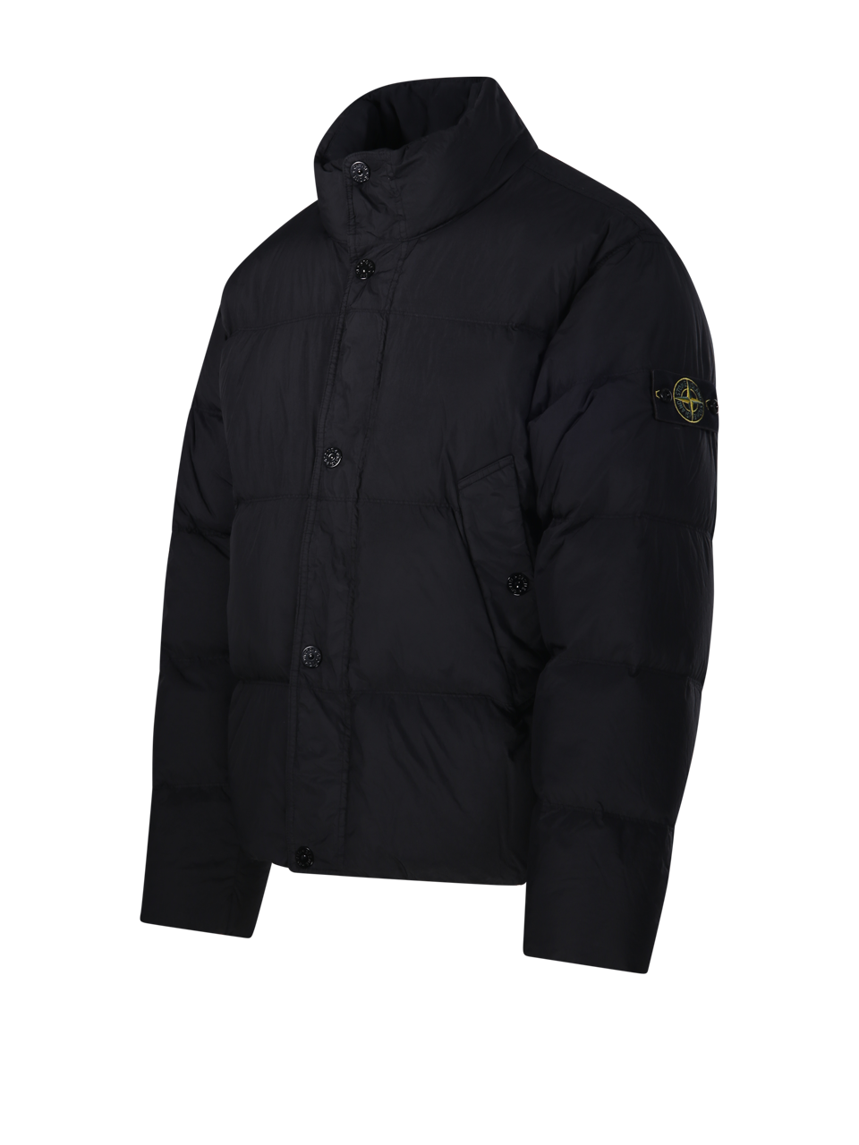 MEN STONE ISLAND BLUE POLYESTER DOWN JACKET