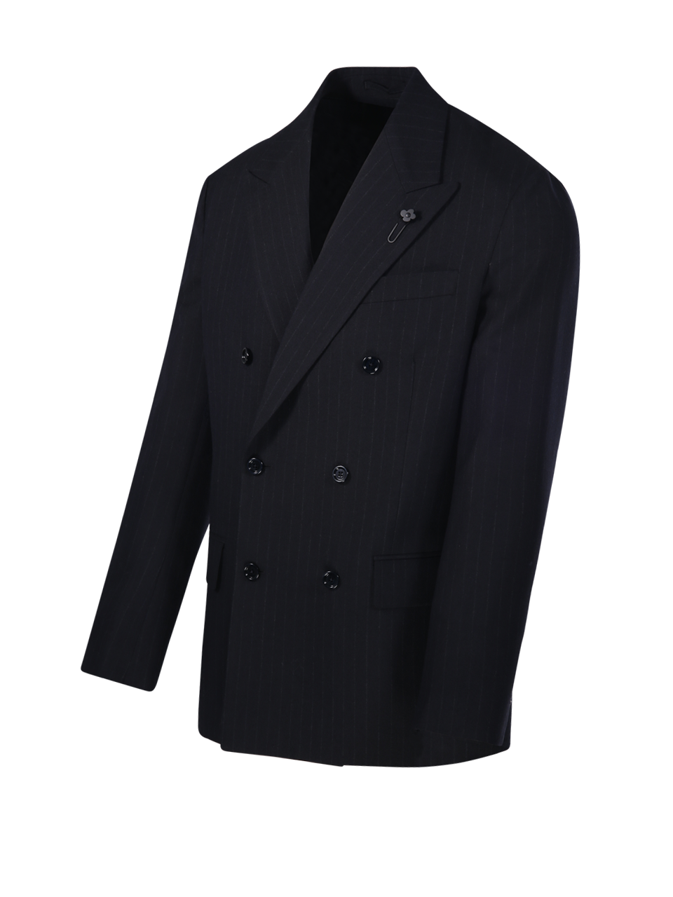 MEN LARDINI BLACK VIRGIN WOOL BLAZER 