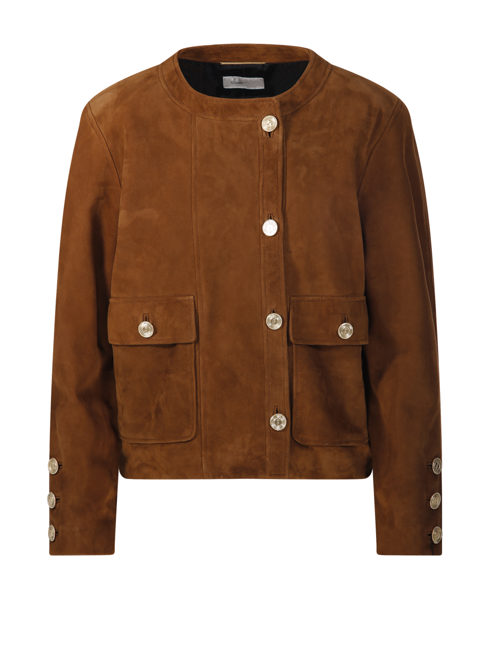 DONNA SAINT LAURENT GIACCA DI PELLE MARRONE