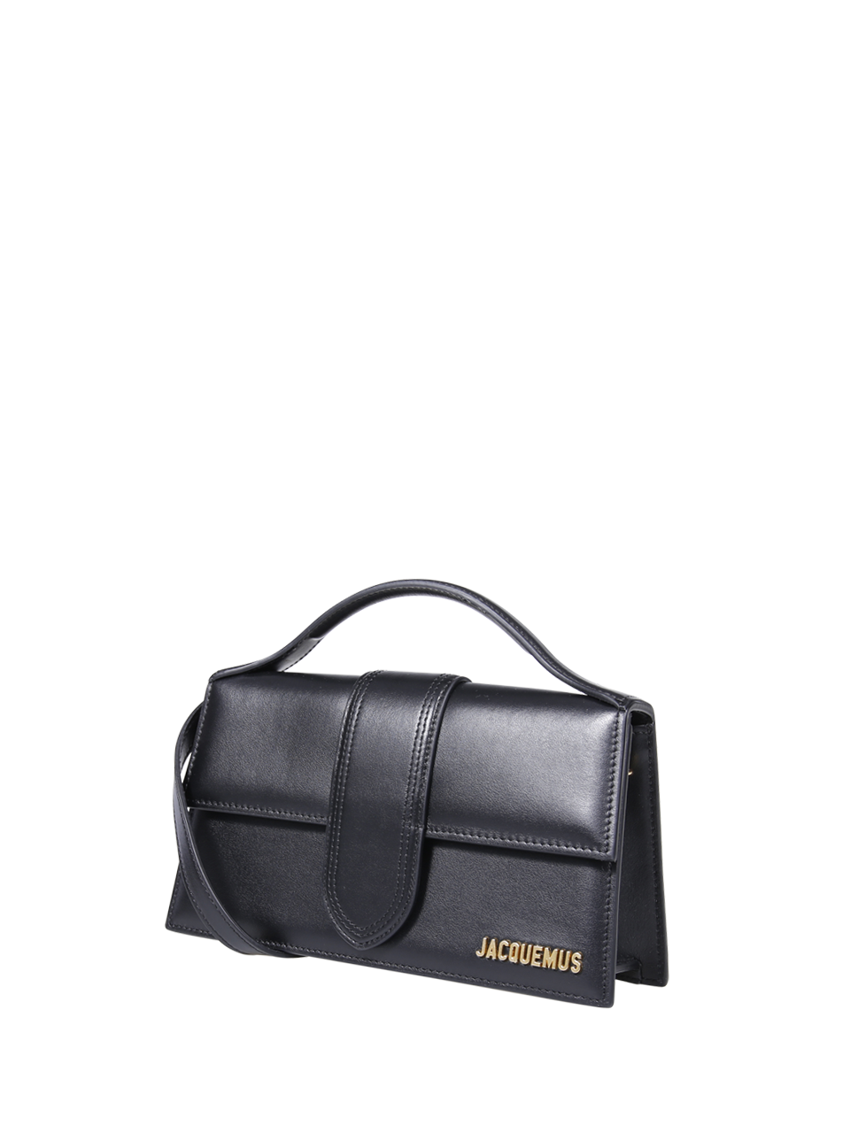 WOMAN JACQUEMUS BLACK LEATHER LE GRAND BAMBINO BAG