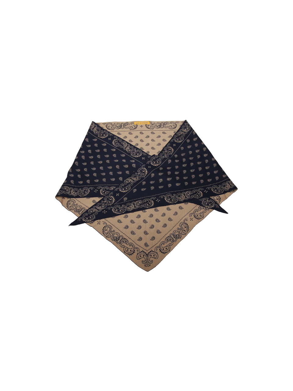 WOMAN GUEST IN RESIDENCE BLUE COTTON THE WILD RAG FOULARD