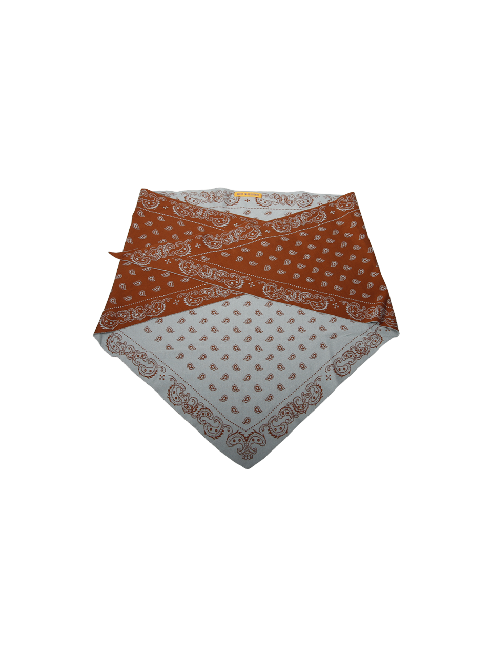 WOMAN GUEST IN RESIDENCE ORANGE COTTON THE WILD RAG FOULARD