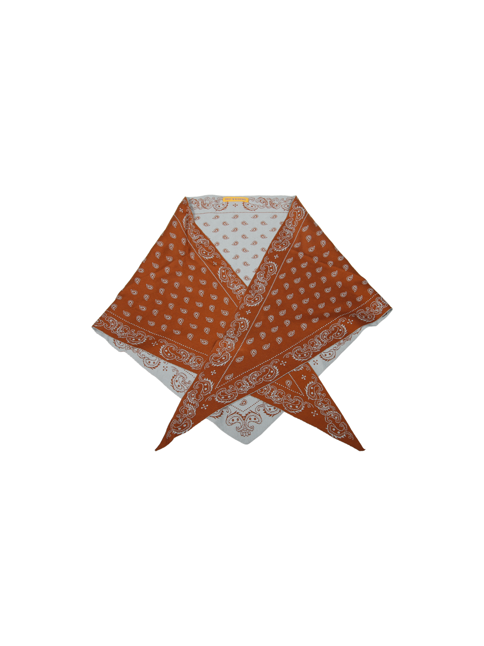 WOMAN GUEST IN RESIDENCE ORANGE COTTON THE WILD RAG FOULARD