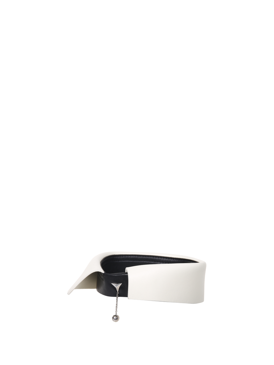 WOMAN FENDI WHITE LEATHER NECK