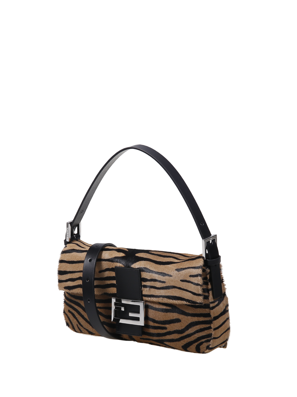 WOMAN FENDI BEIGE LEATHER BAGUETTE BAG 