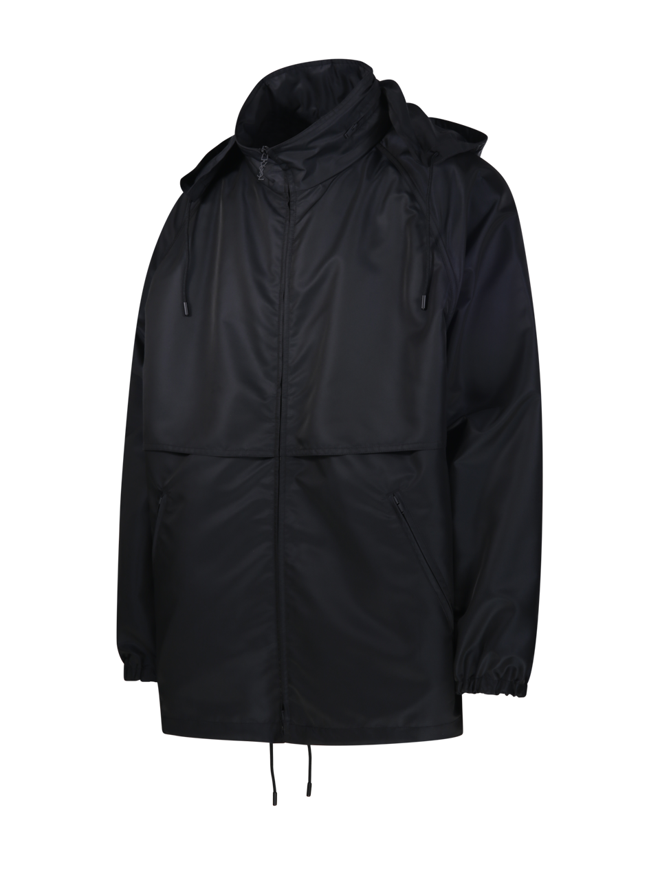 MEN SAINT LAURENT BLACK POLYESTER GARDE ROBE JACKET