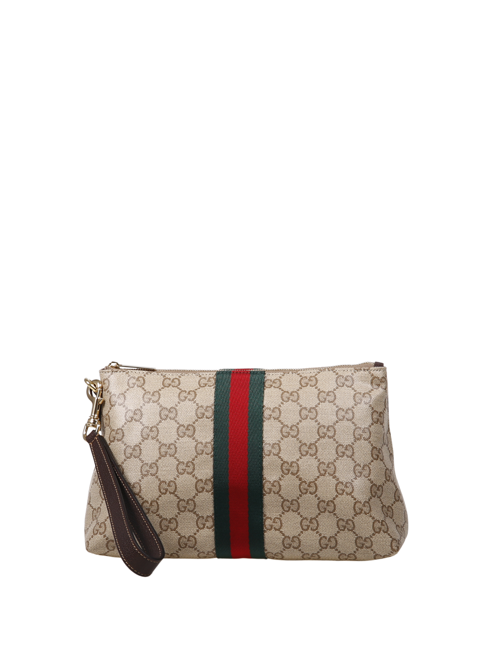 MEN GUCCI NUDE LEATHER POUCH