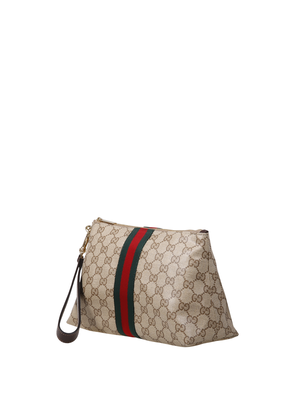 MEN GUCCI NUDE LEATHER POUCH