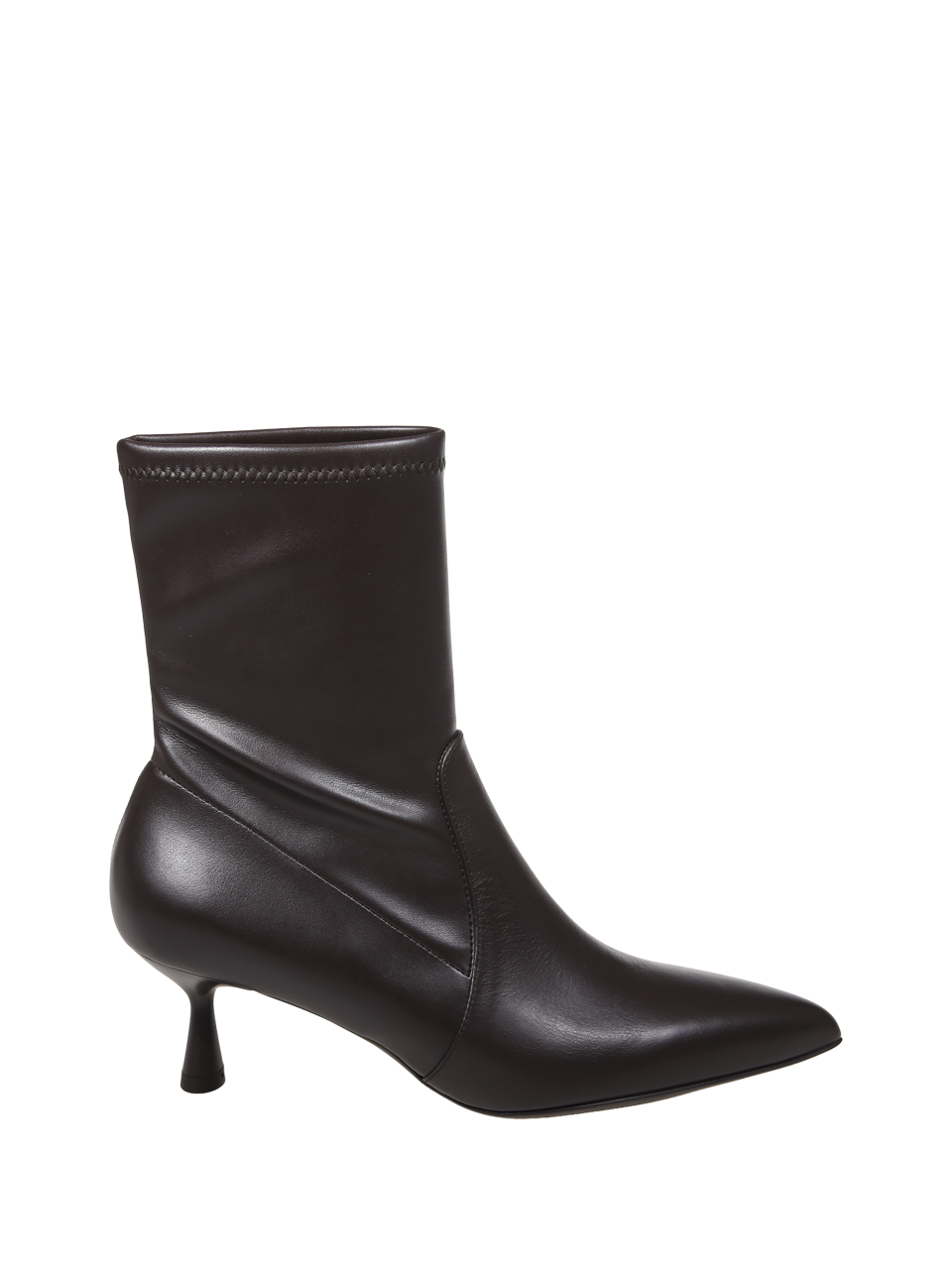 WOMAN SERGIO LEVANTESI BROWN LEATHER ANCKLE BOOT
