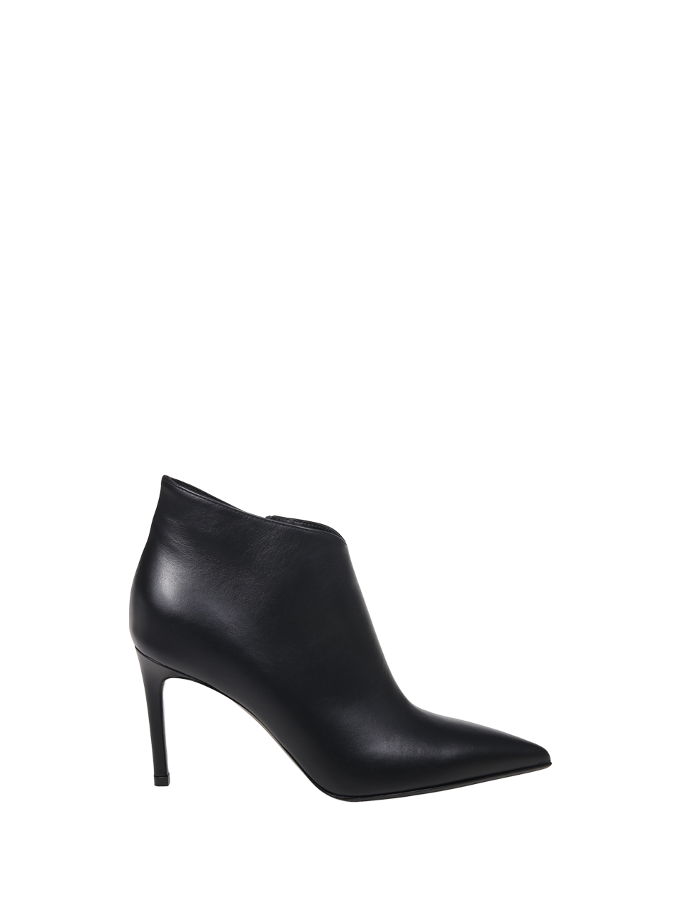 WOMAN SERGIO LEVANTESI BLACK LEATHER ANCKLE BOOT