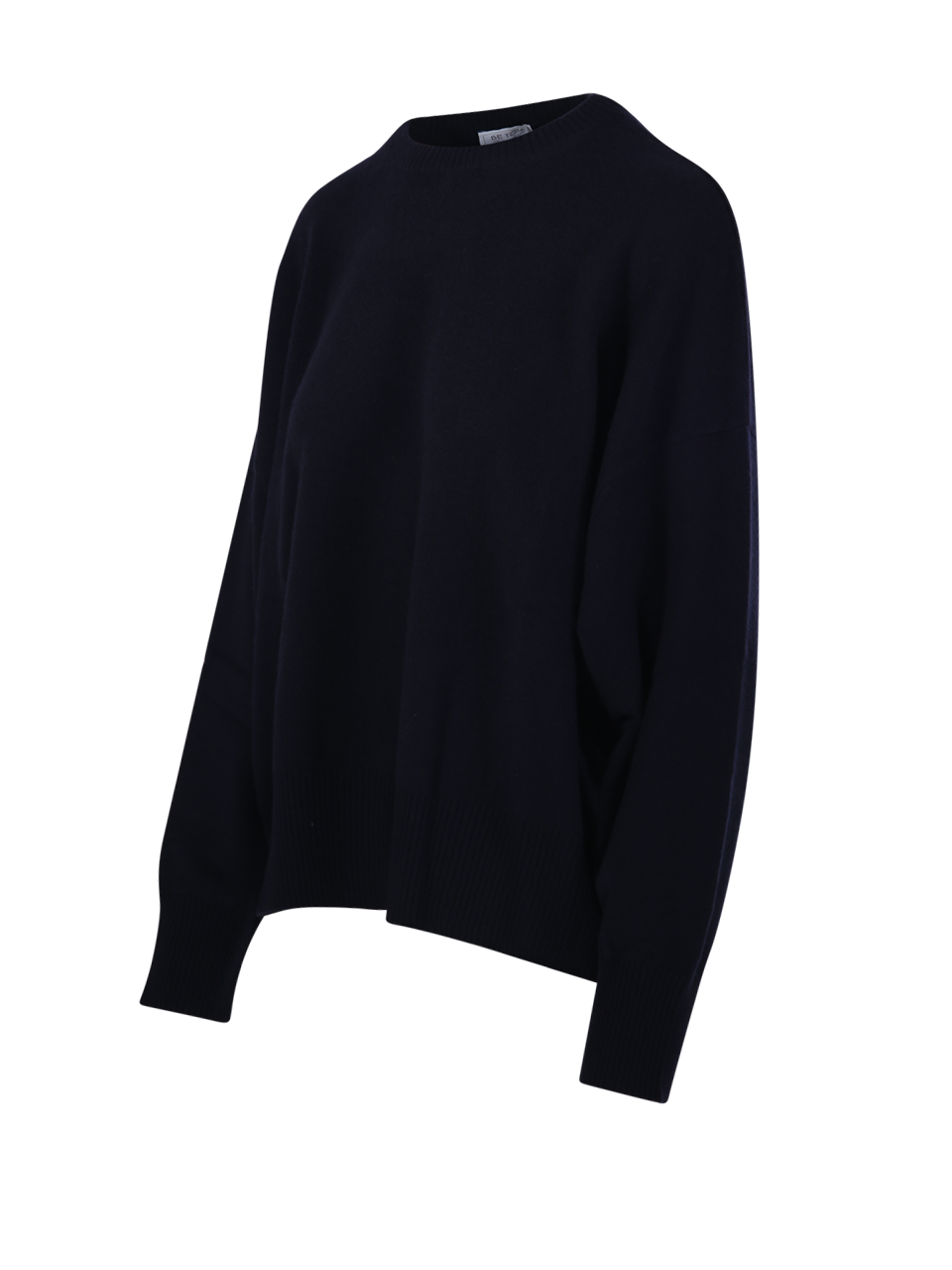 WOMAN BE YOU BLUE CASHMERE ROUND NECK SWEATER