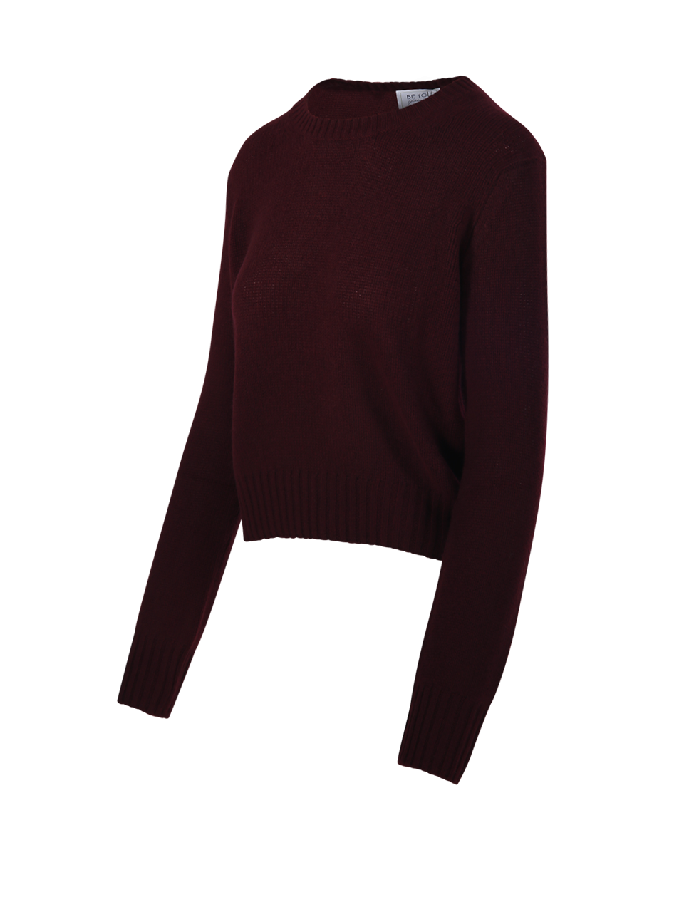 WOMAN BE YOU RED CASHMERE ROUND NECK SWEATER