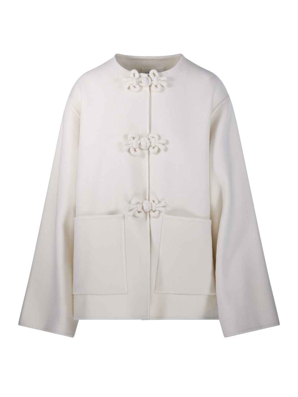 WOMAN PAROSH WHITE WOOL JACKET