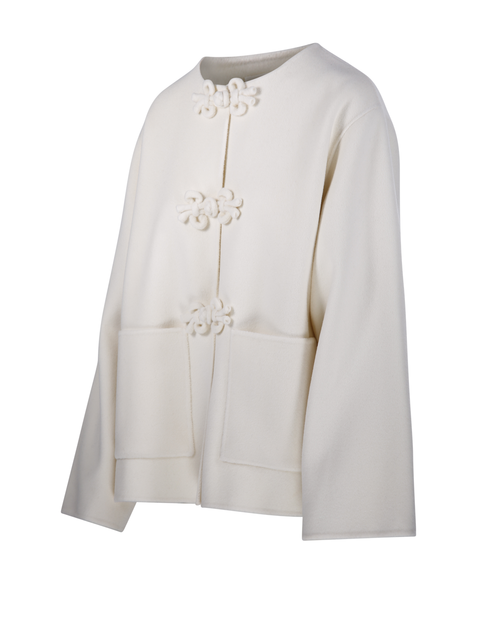 WOMAN PAROSH WHITE WOOL JACKET