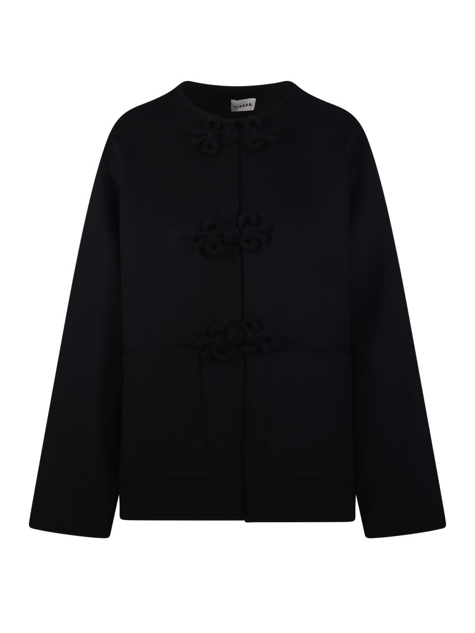 WOMAN PAROSH BLACK WOOL JACKET