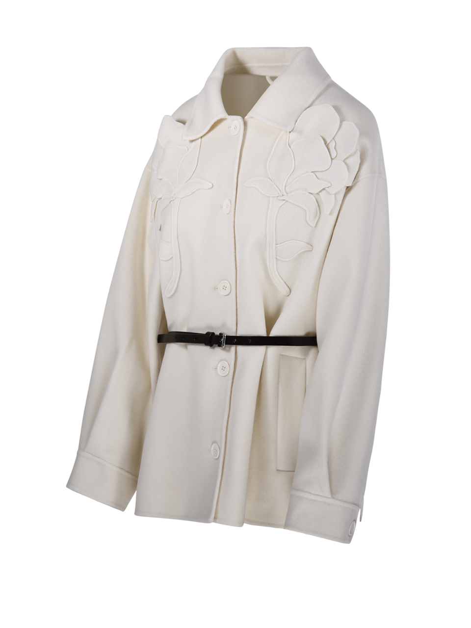 WOMAN PAROSH WHITE WOOL JACKET