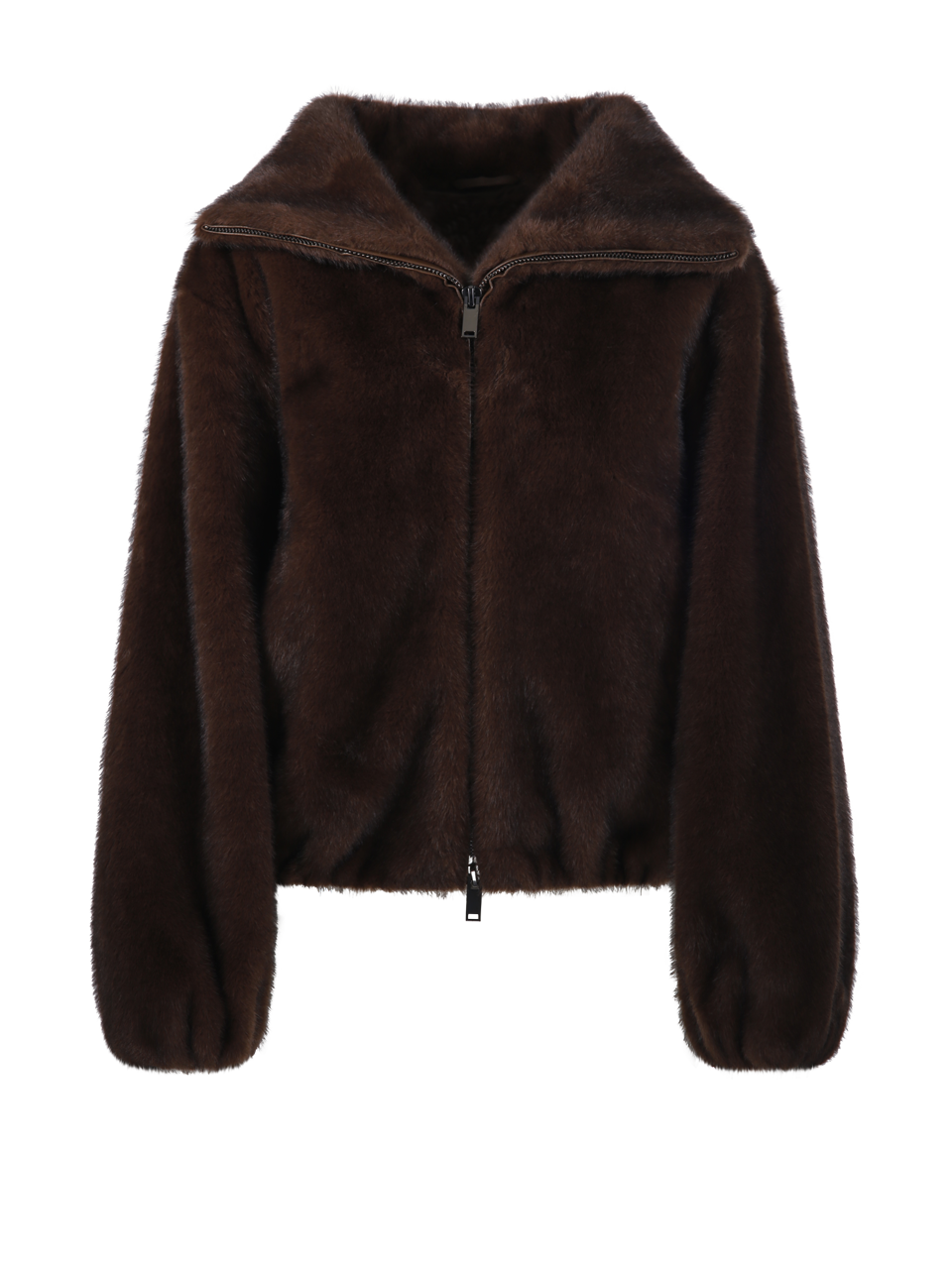 WOMAN PAROSH BROWN POLYESTER JACKET