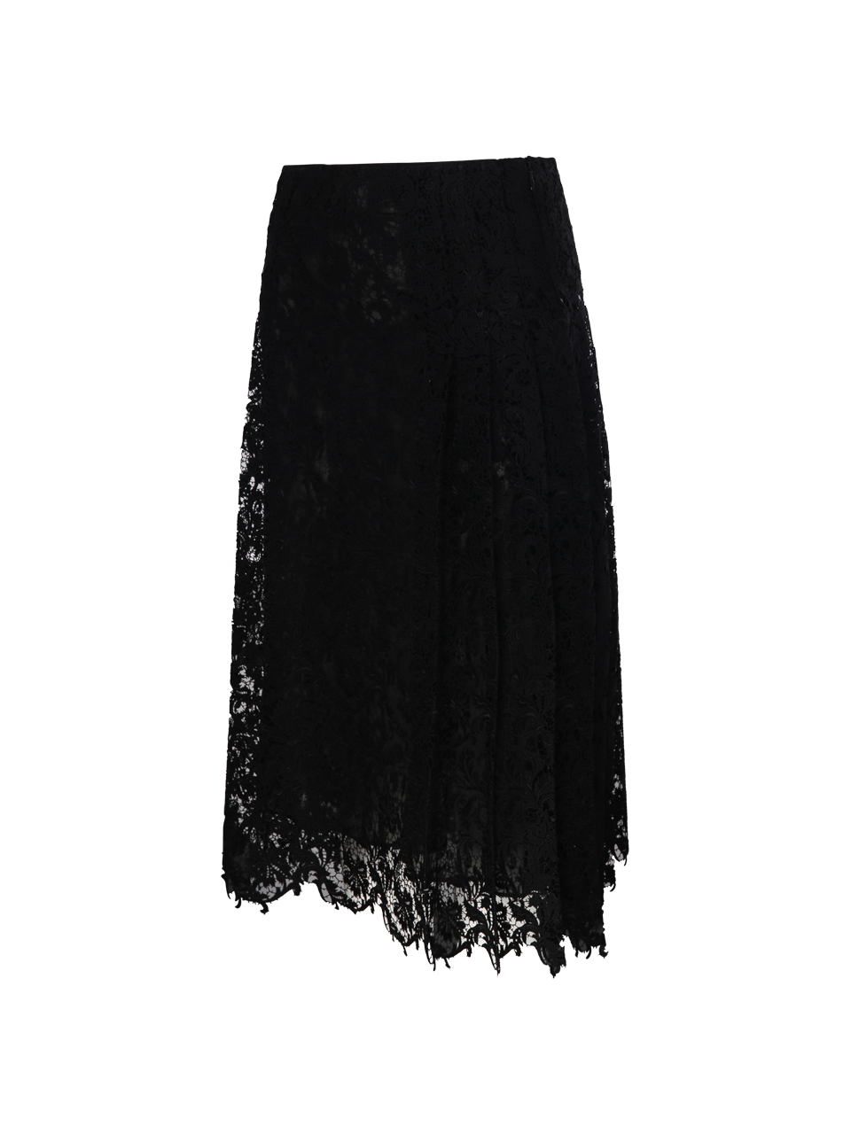 WOMAN FENDI BLACK COTTON SKIRT