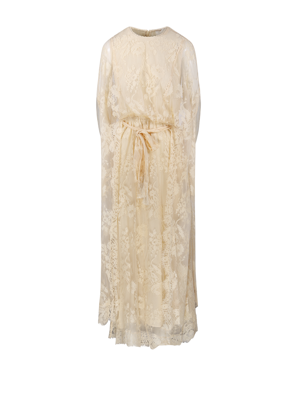 VALIANT LACE CAPED MAXI DRESS