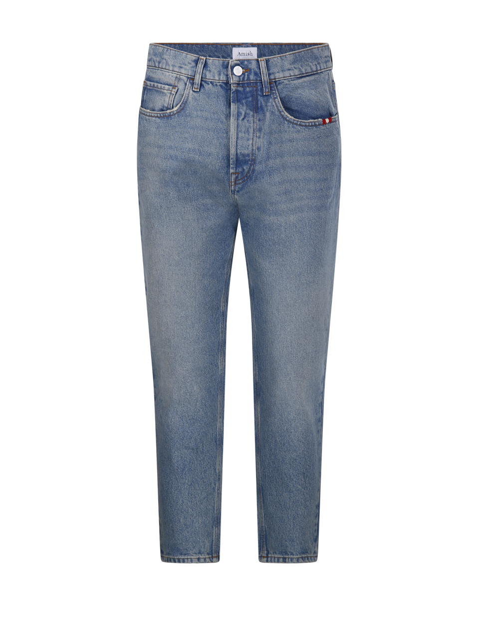 MEN AMISH BLUE COTTON JEANS