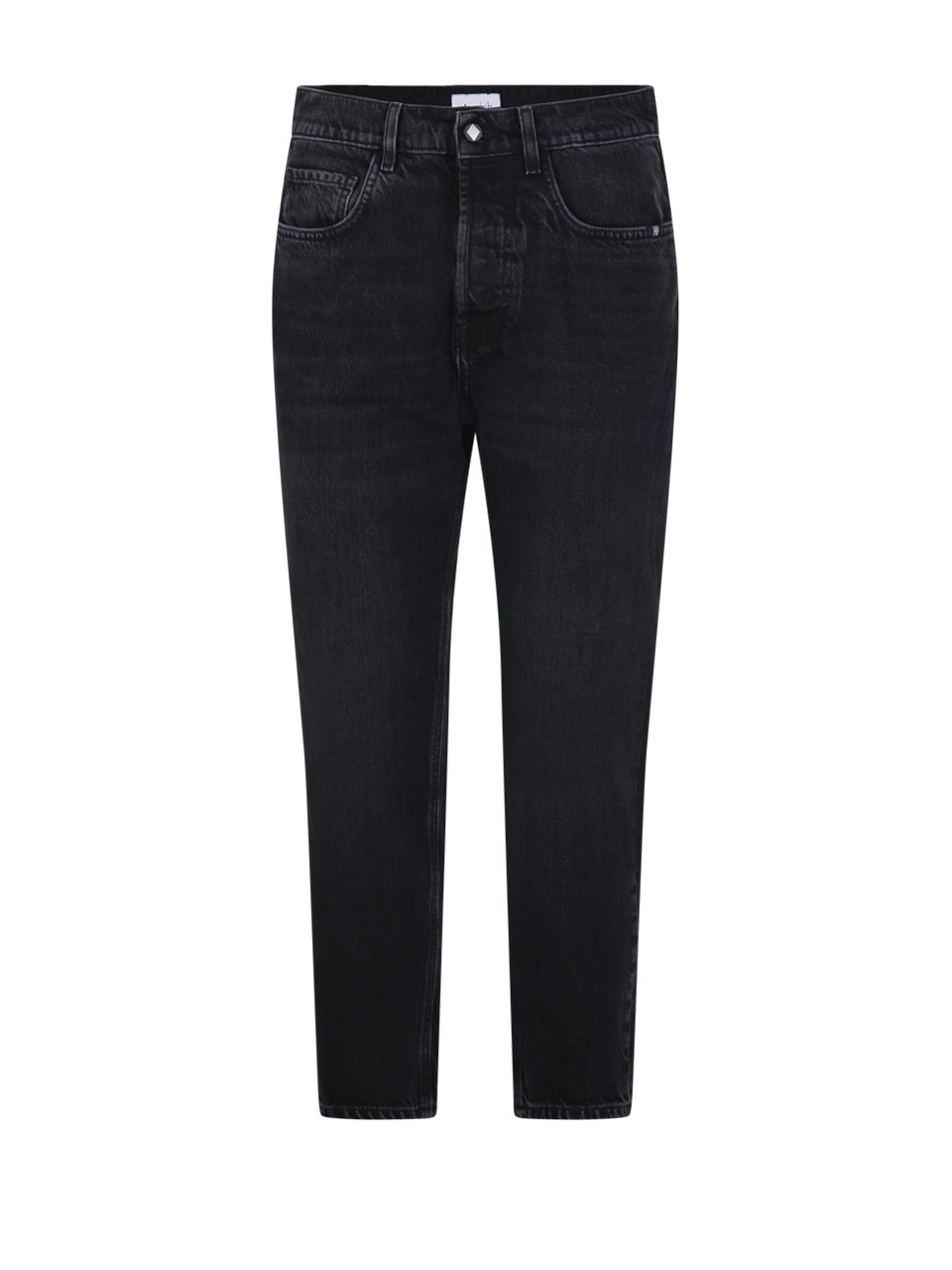 MEN AMISH BLACK COTTON JEANS