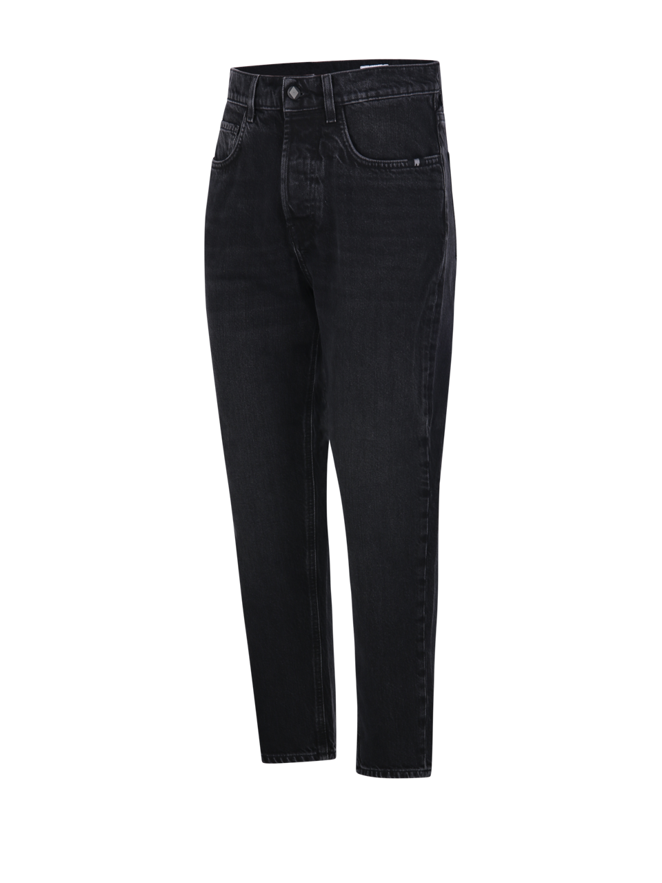 MEN AMISH BLACK COTTON JEANS