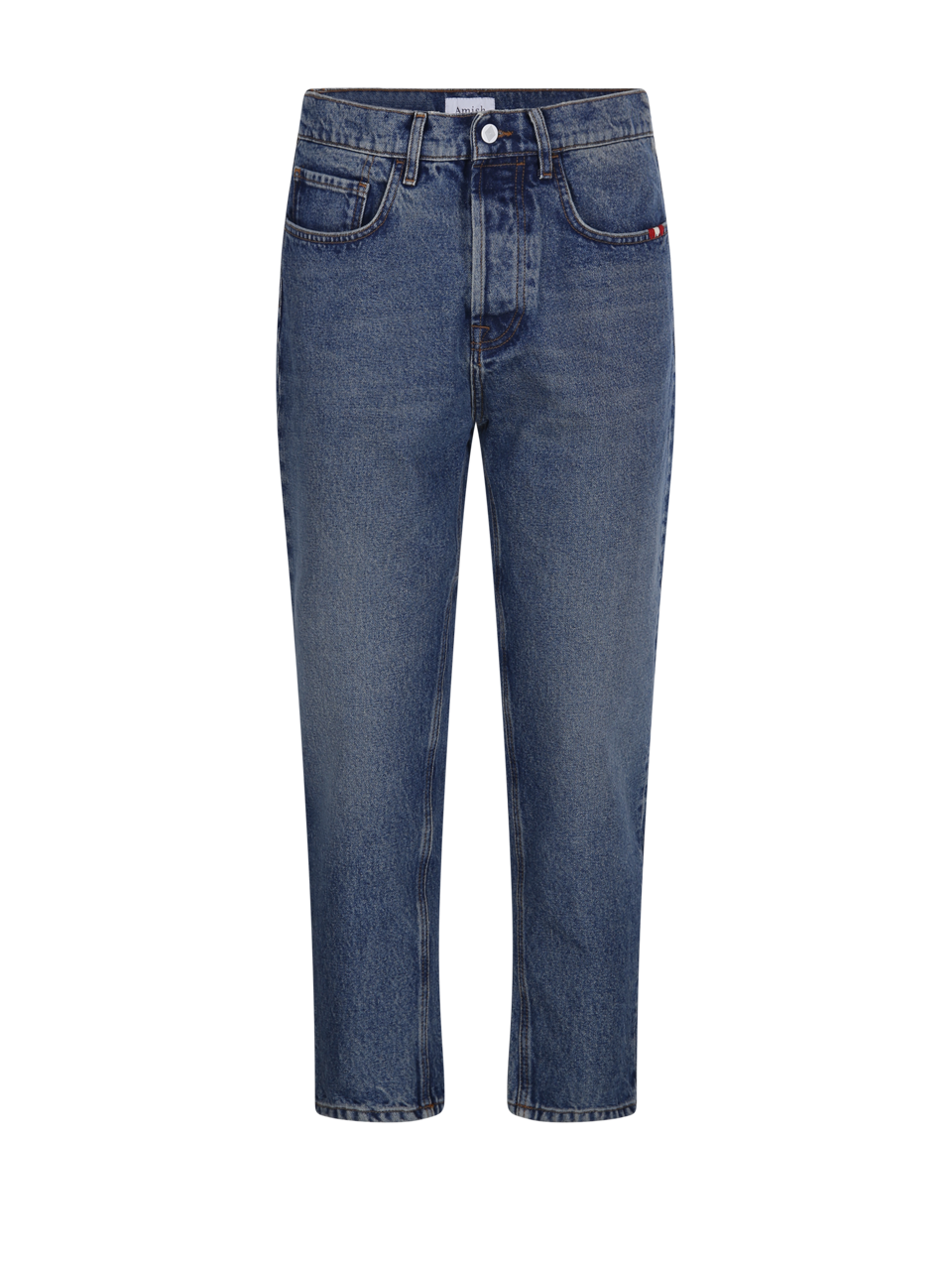 MEN AMISH BLUE COTTON JEANS
