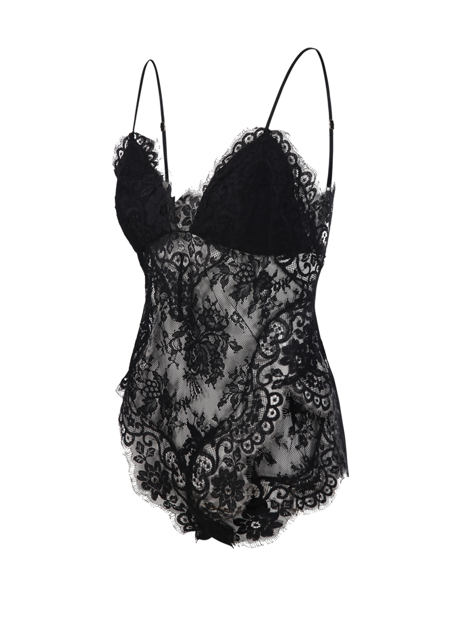 WOMAN ZIMMERMANN BLACK POLYAMIDE LACE TEDDY TOP