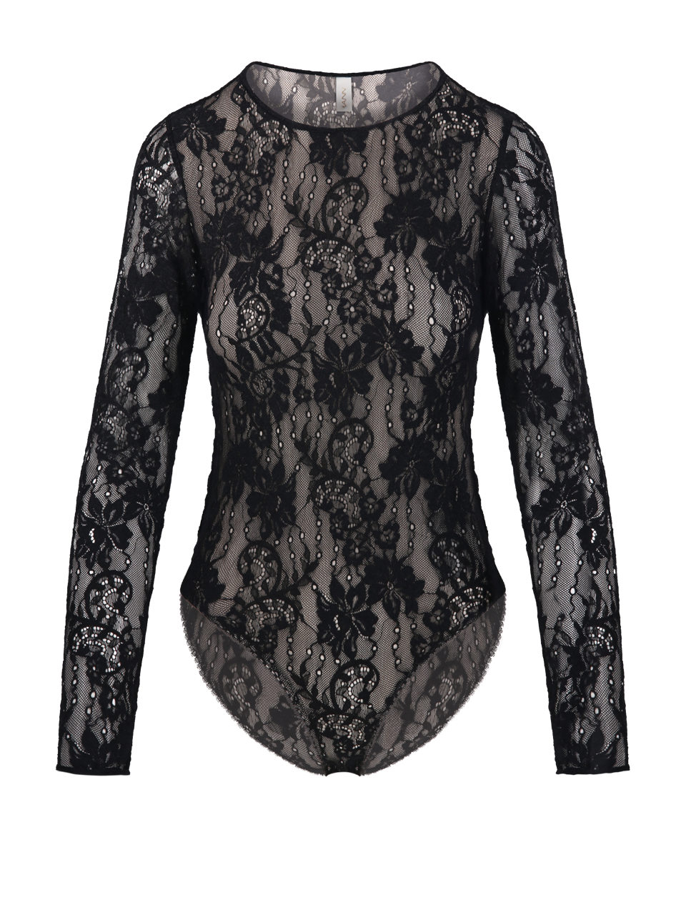 WOMAN ZIMMERMANN BLACK POLYAMIDE LACE BODYSUIT