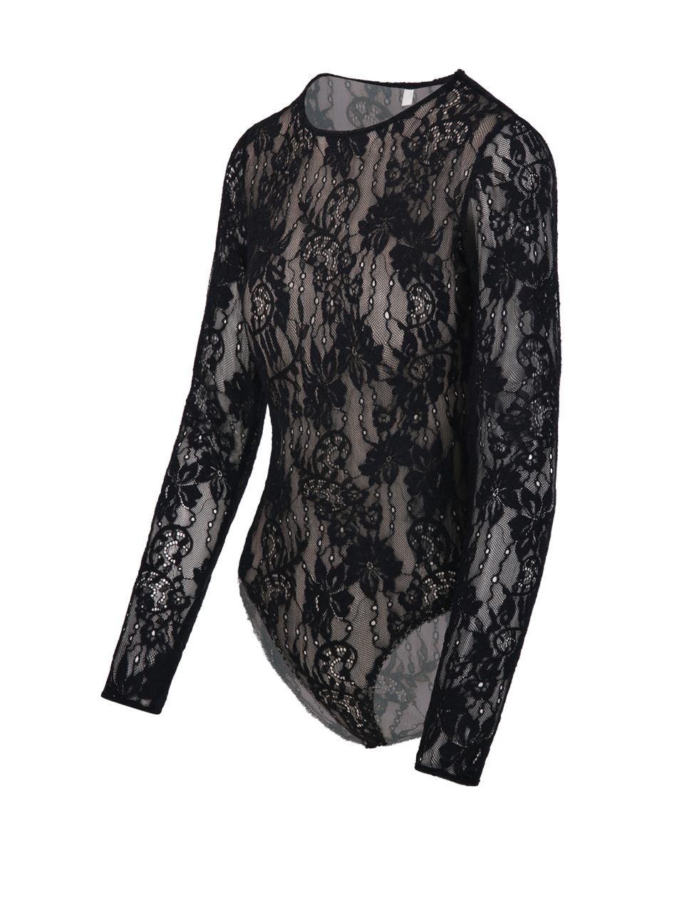 WOMAN ZIMMERMANN BLACK POLYAMIDE LACE BODYSUIT