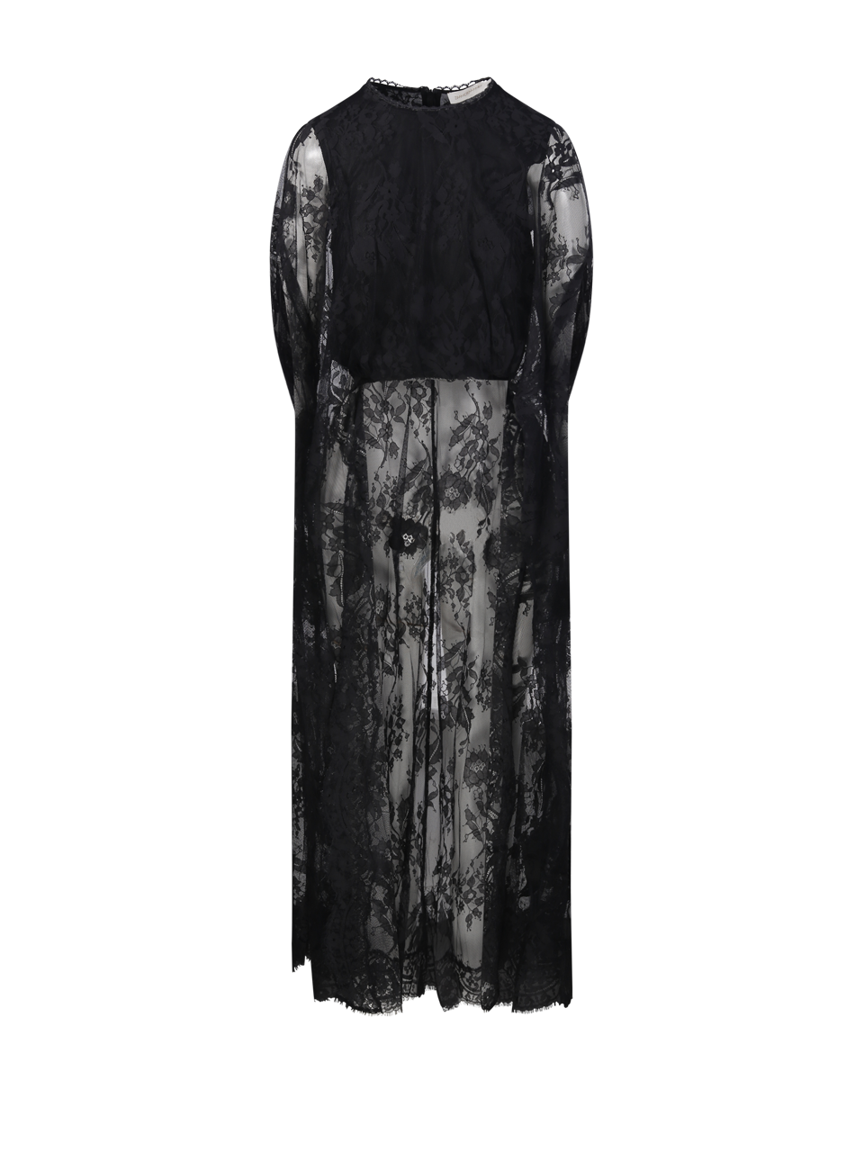 WOMAN ZIMMERMANN BLACK POLYAMIDE VALIANT LACE CAPED TOP