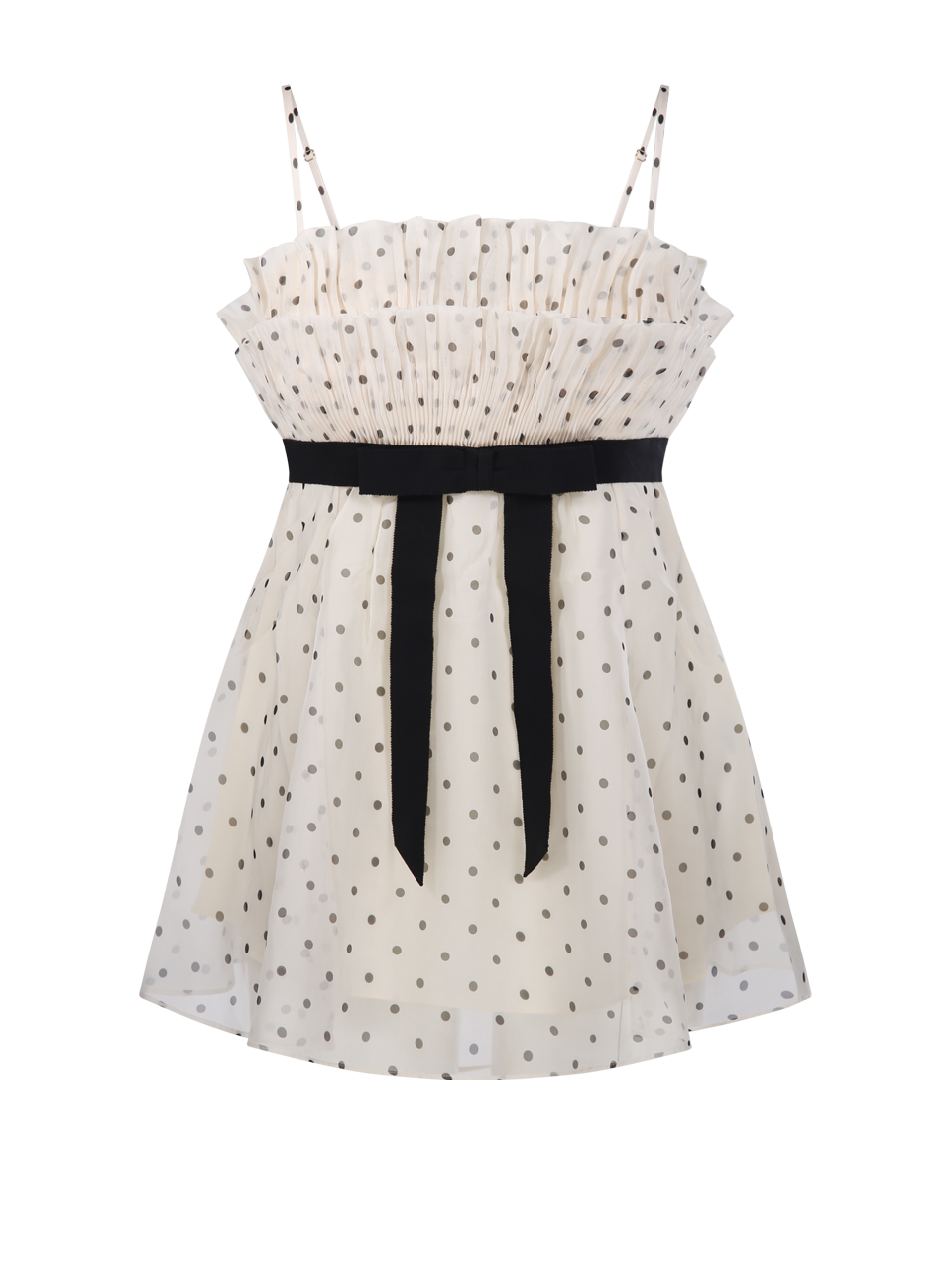 WOMAN ZIMMERMANN NUDE POLIAMMIDE PLEATED FRILL CAMI TOP