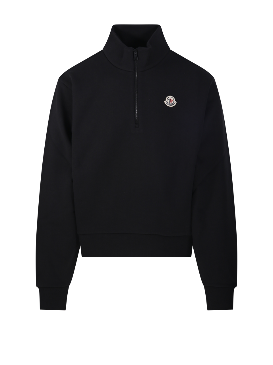 MEN MONCLER BLACK COTTON SWEATSHIRT