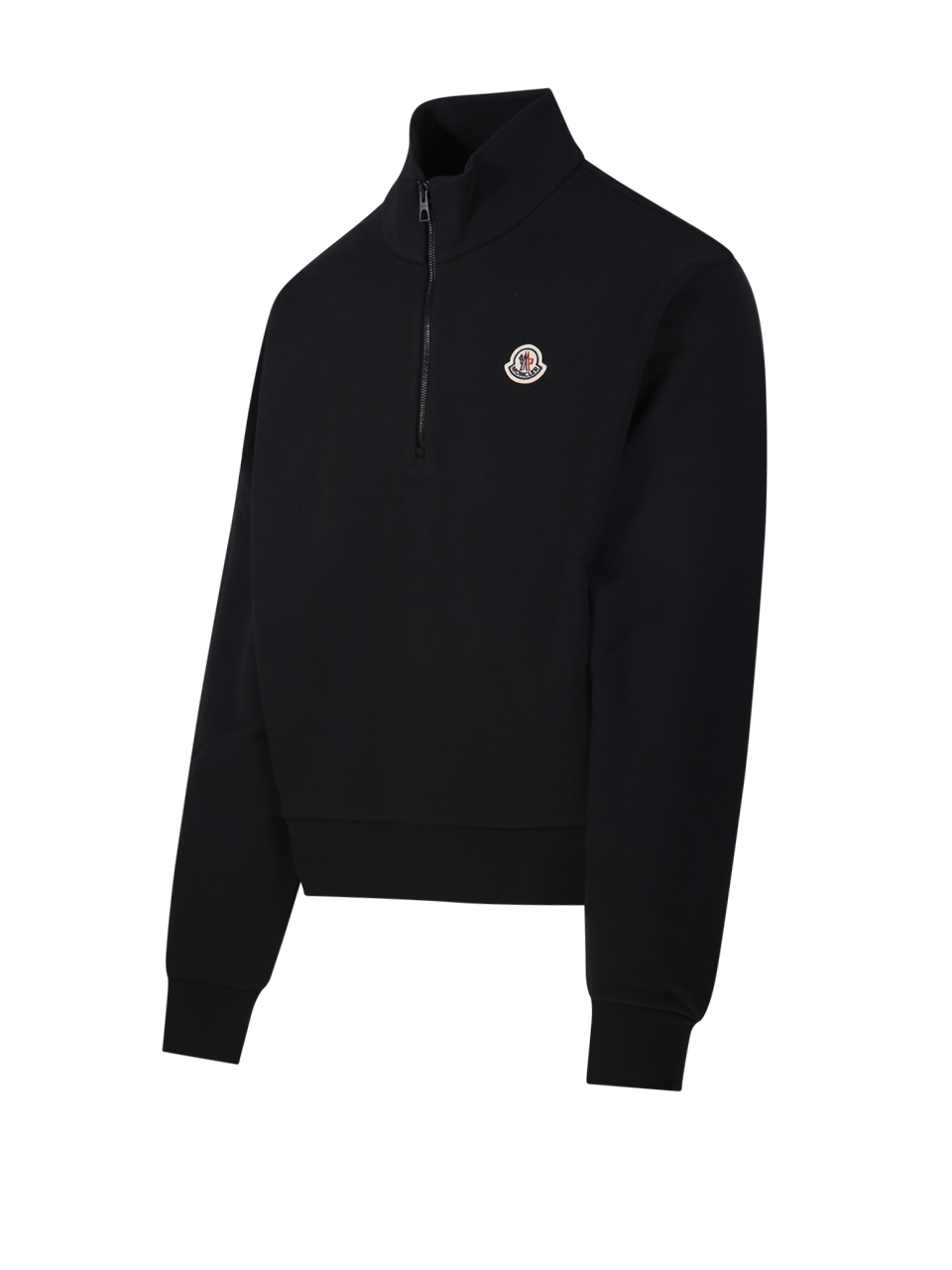 MEN MONCLER BLACK COTTON SWEATSHIRT