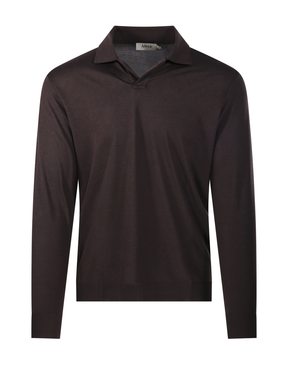 MEN ALTEA BROWN LYOCELL POLO