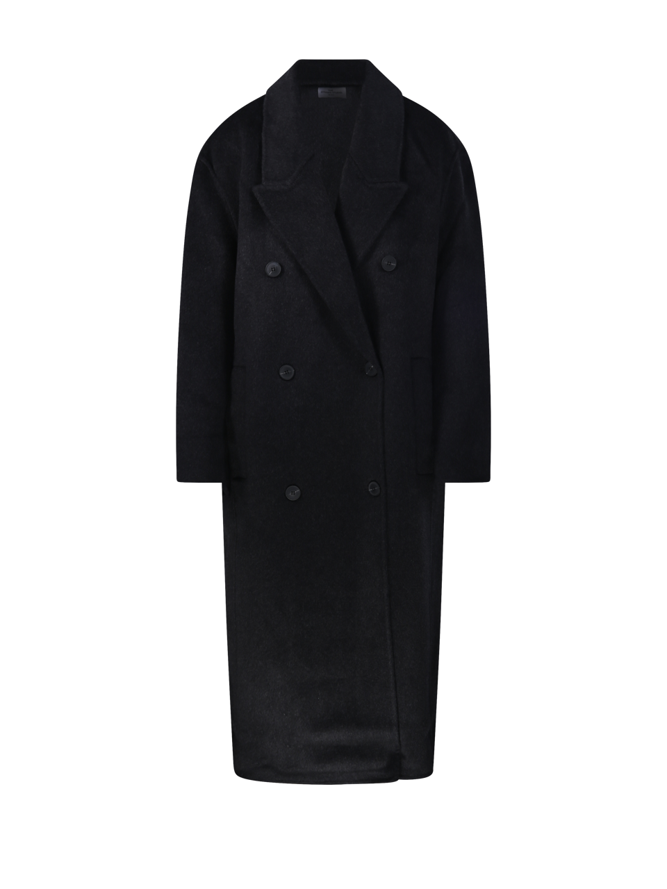 DONNA THE DYNAMIS STUDIO CAPPOTTO DOPPIOPETTO STOCKHOLM IN LANA GRIGIO SCURO 