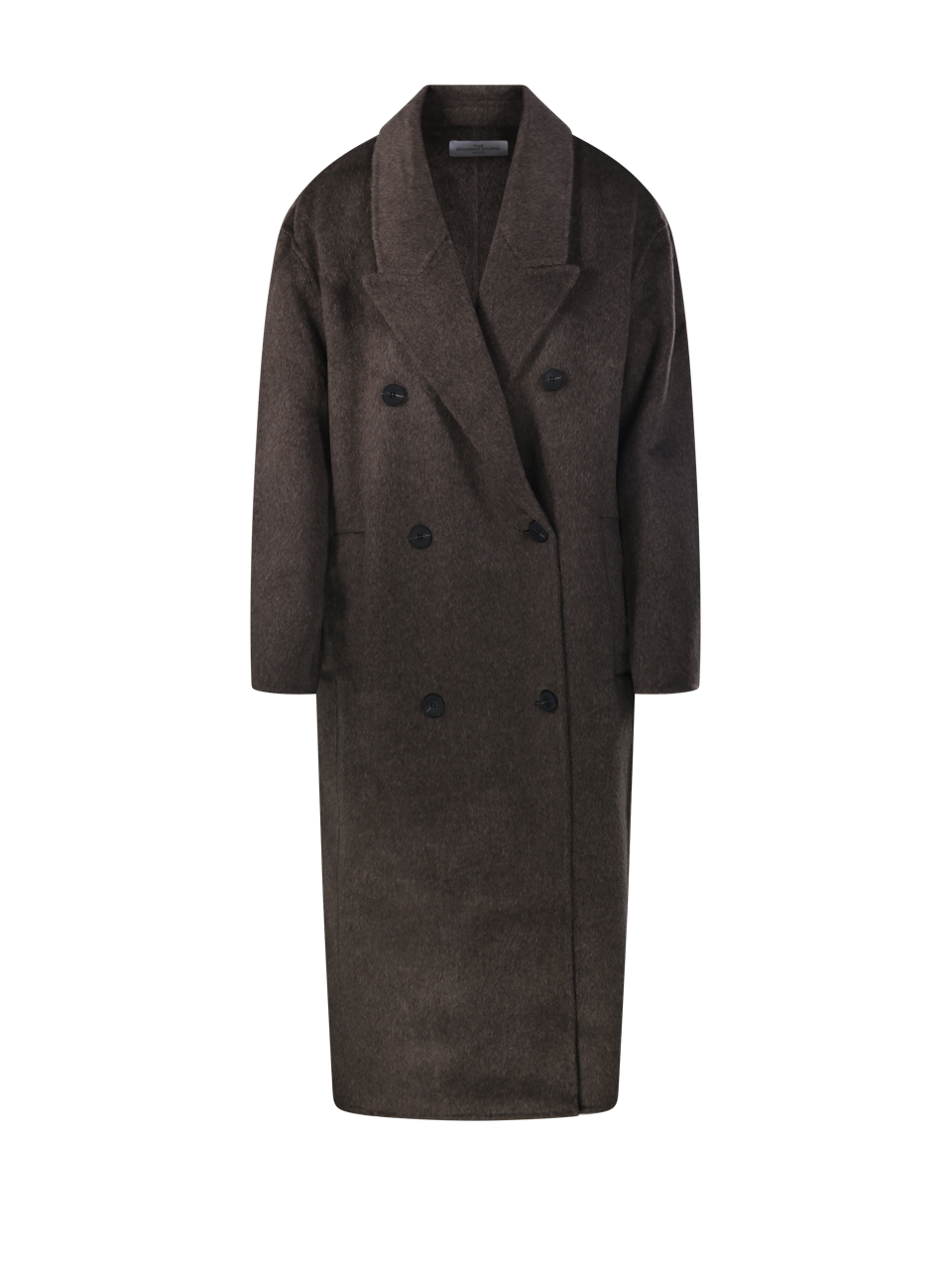 WOMAN THE DYNAMIS STUDIO BROWN WOOL STOCKHOLM DOUBLE BREASTED COAT