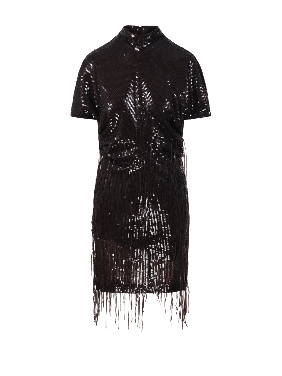 WOMAN FEDERICA TOSI BROWN POLYESTER DRESS