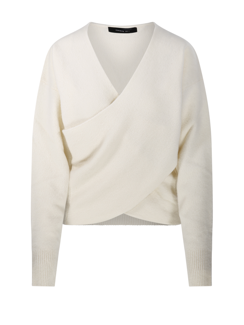 WOMAN FEDERICA TOSI WHITE WOOL SWEATER
