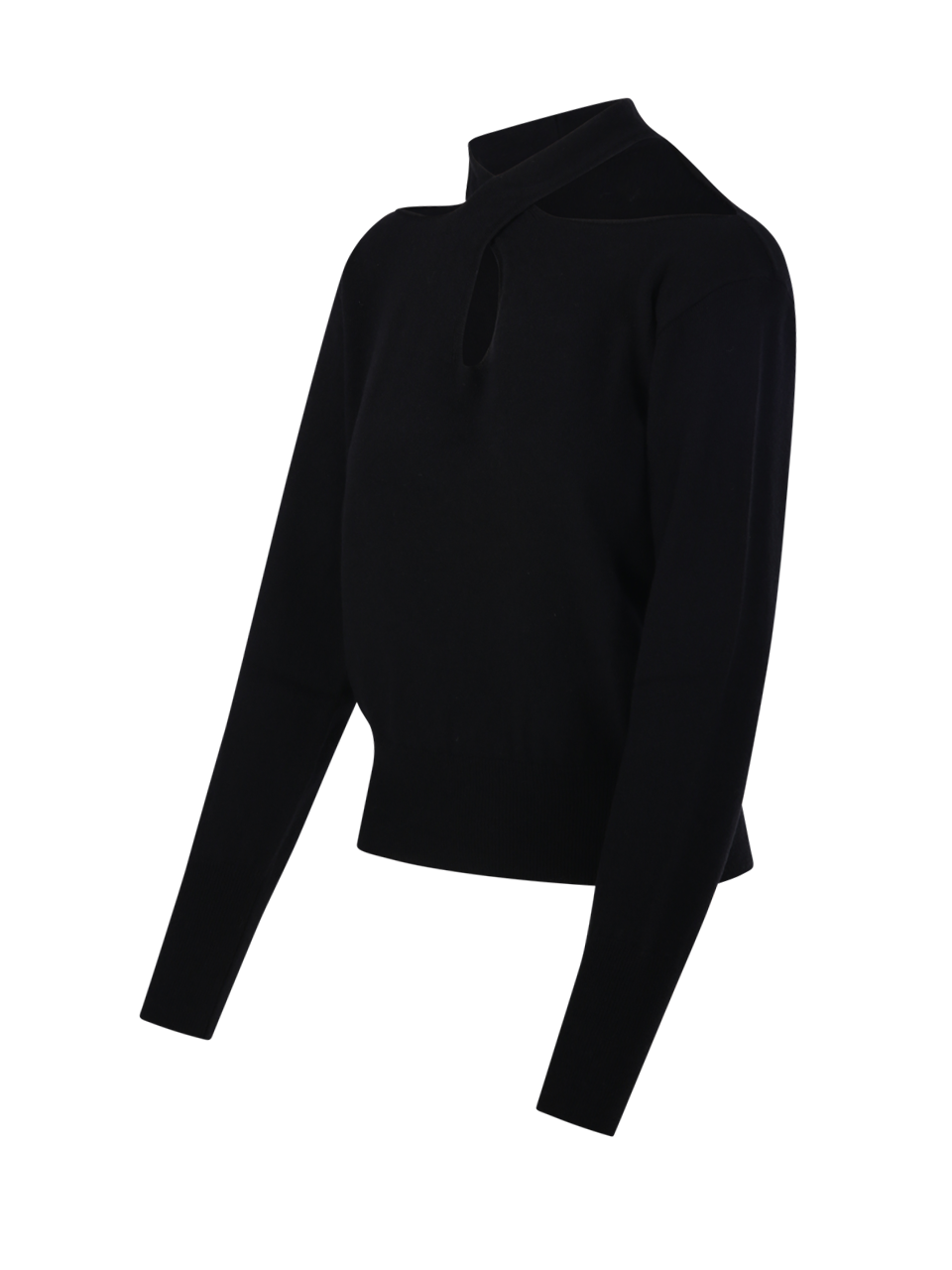 WOMAN FEDERICA TOSI BLACK WOOL SWEATER