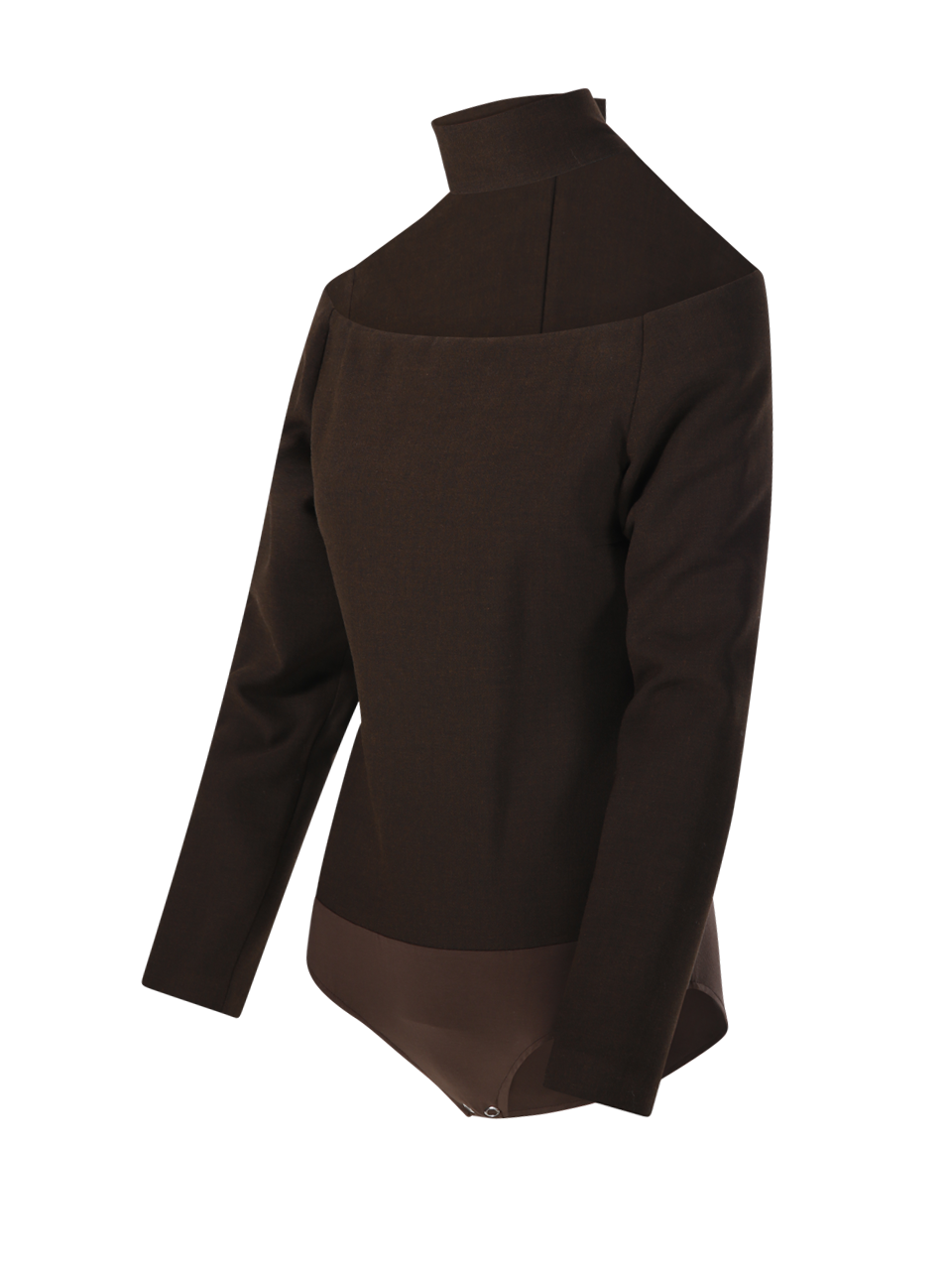 WOMAN OSCAR THE COLLECTION BROWN POLYESTER AIMÉE BODY