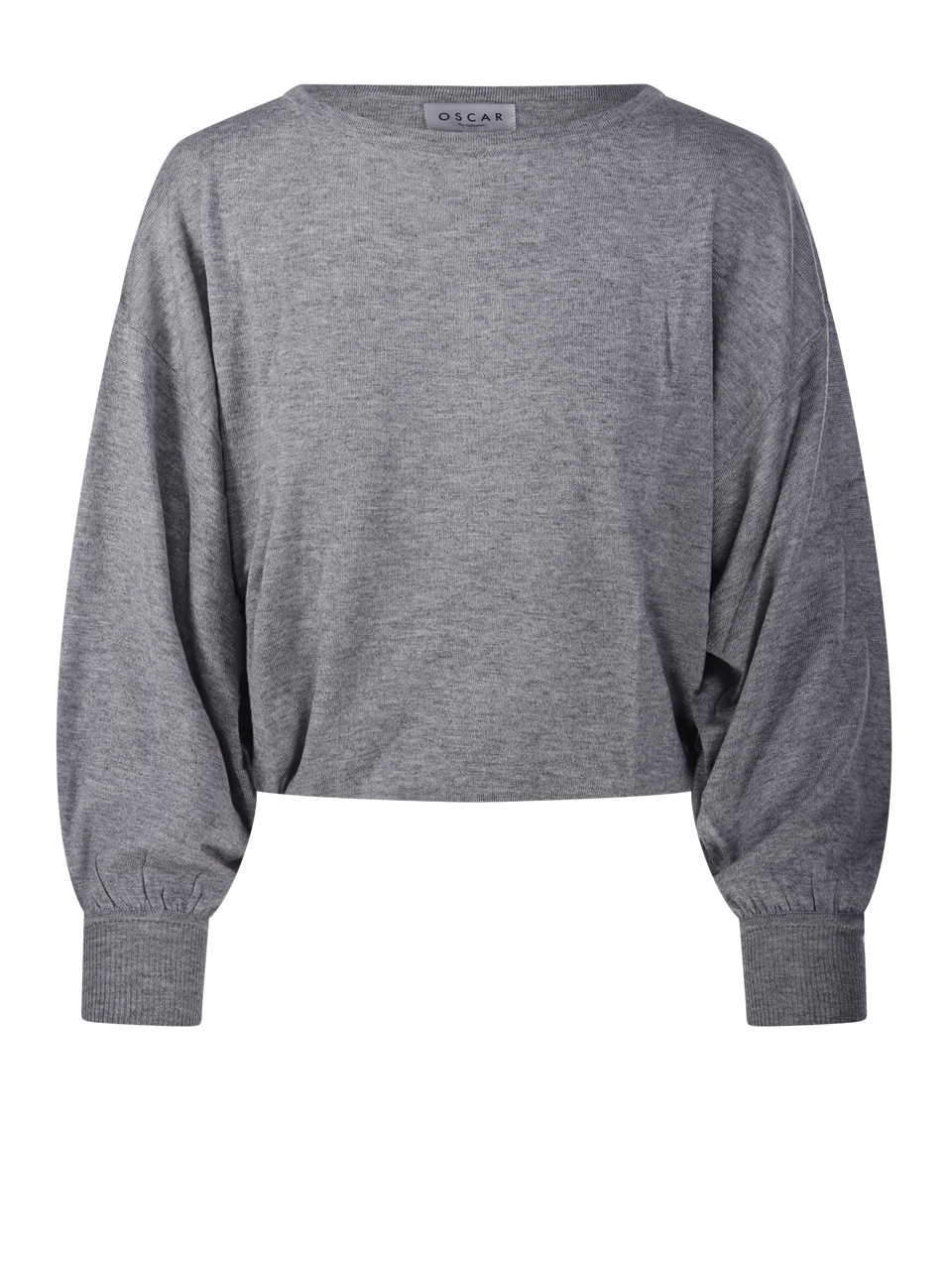 DONNA OSCAR THE COLLECTION TOP OTIS IN ACRILICO GRIGIO 